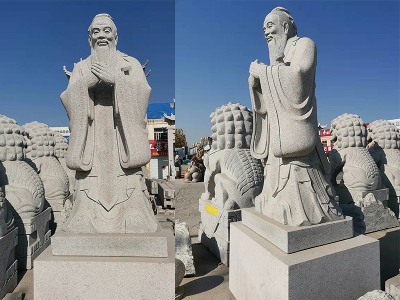 孔子石雕像的寓義